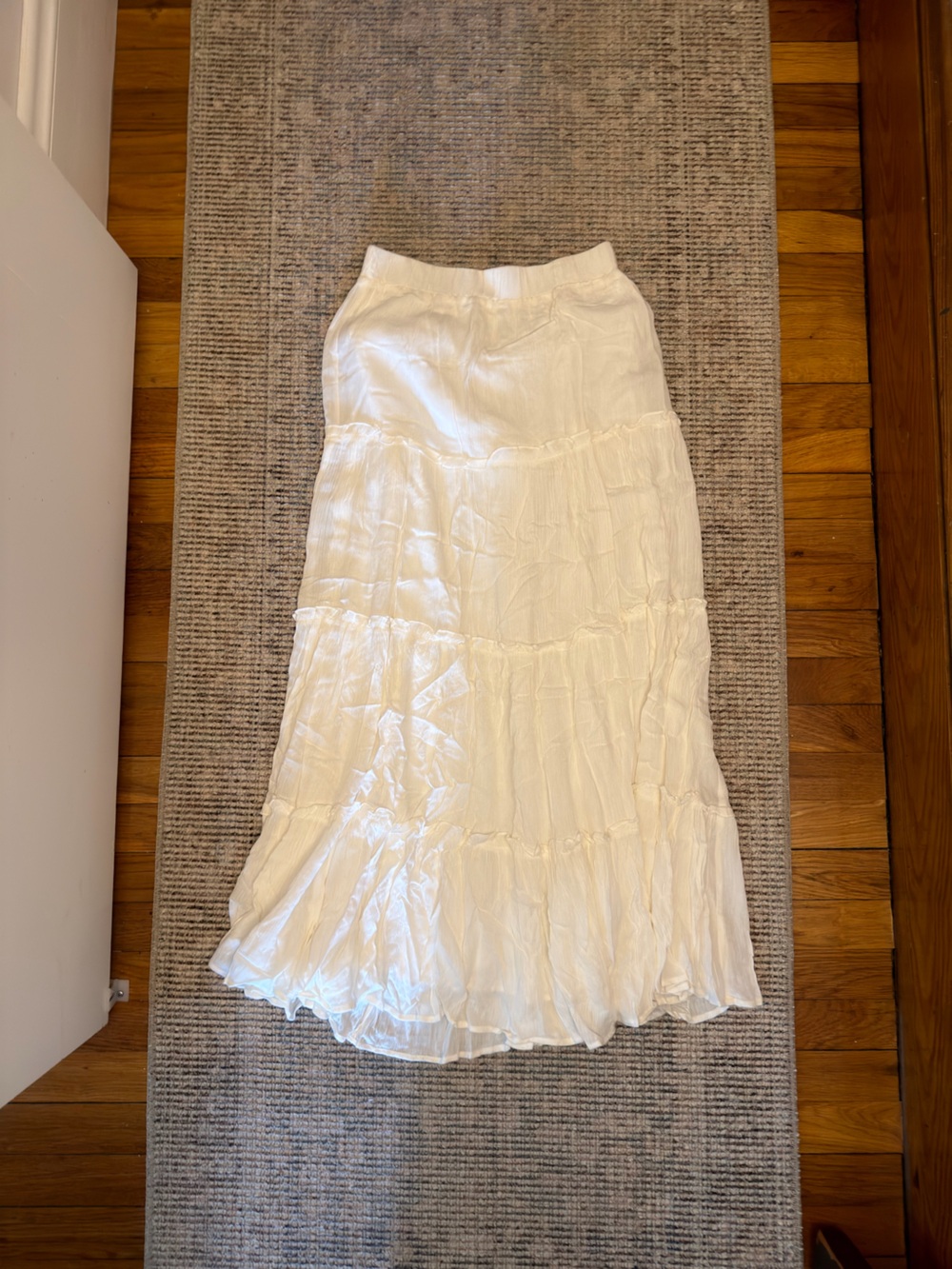 White Tiered Summer Dress